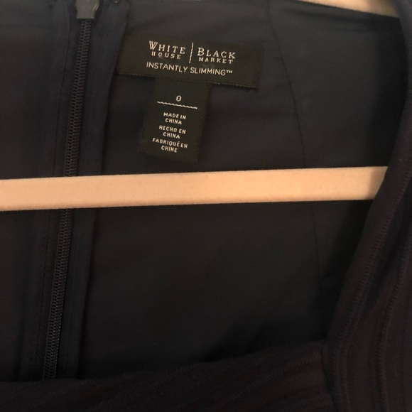 Navy Blue Bandage Mini dress - Picture 3 of 5